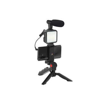 Portable Vlogging Kit With Tripod Bluetooth Control