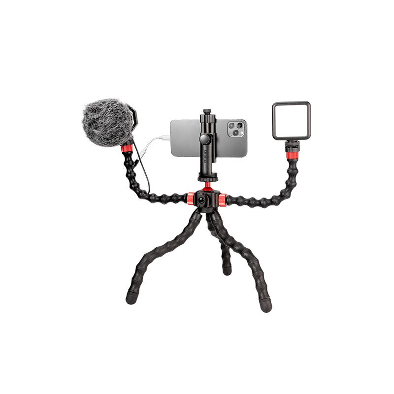 Flexible Tripod Microphone Video Light